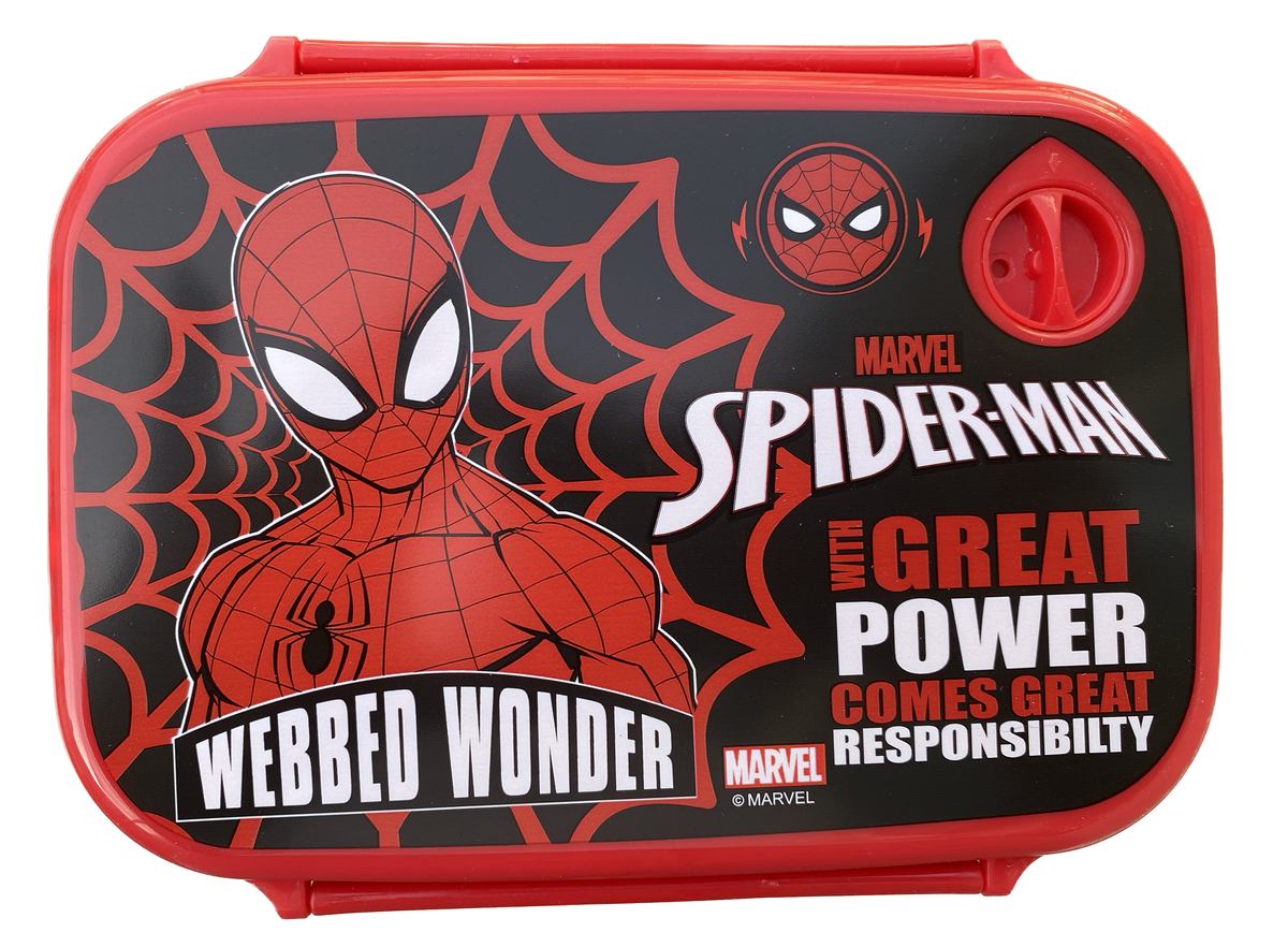 Set Spiderman MARVEL Borraccia in Alluminio + Portamerenda in Confezione - 35357