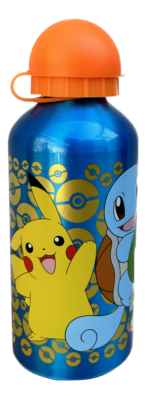 Set Borraccia in Alluminio e Portamerenda Multiscomparto Pokémon 2 Pezzi Bpa Free