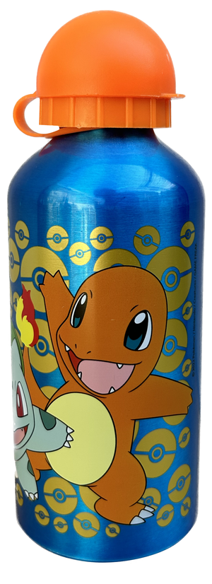 Set Borraccia in Alluminio e Portamerenda Multiscomparto Pokémon 2 Pezzi Bpa Free