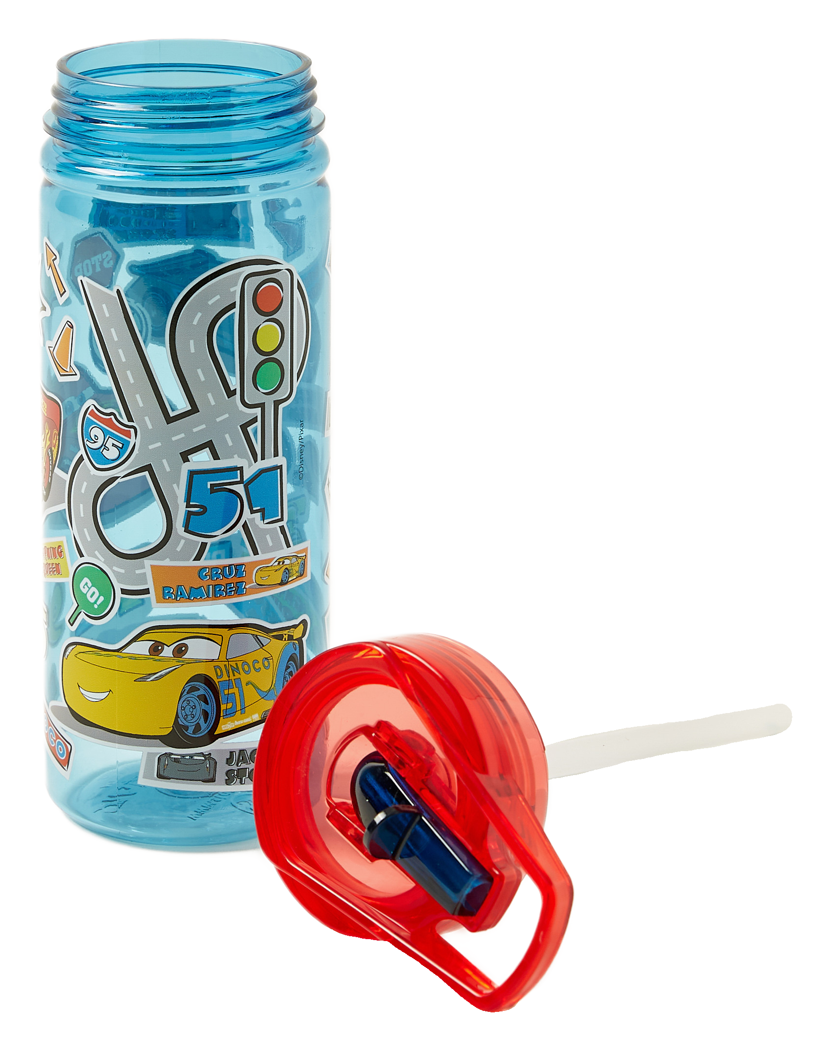 Borraccia Ecozen Cars DISNEY in Tritan Bottiglia con Beccuccio Ripiegabile 580 Ml -79017