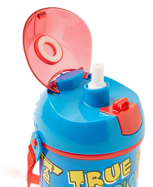 Borraccia Pop-Up Cars DISNEY Bottiglia in Plastica Riutilizzabile con Tracolla 450 Ml - St51569