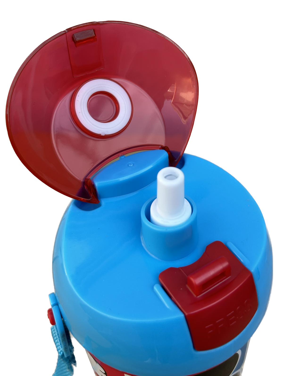 Borraccia Pop-Up Topolino DISNEY Bottiglia in Plastica Riutilizzabile con Tracolla 450 Ml - St74369