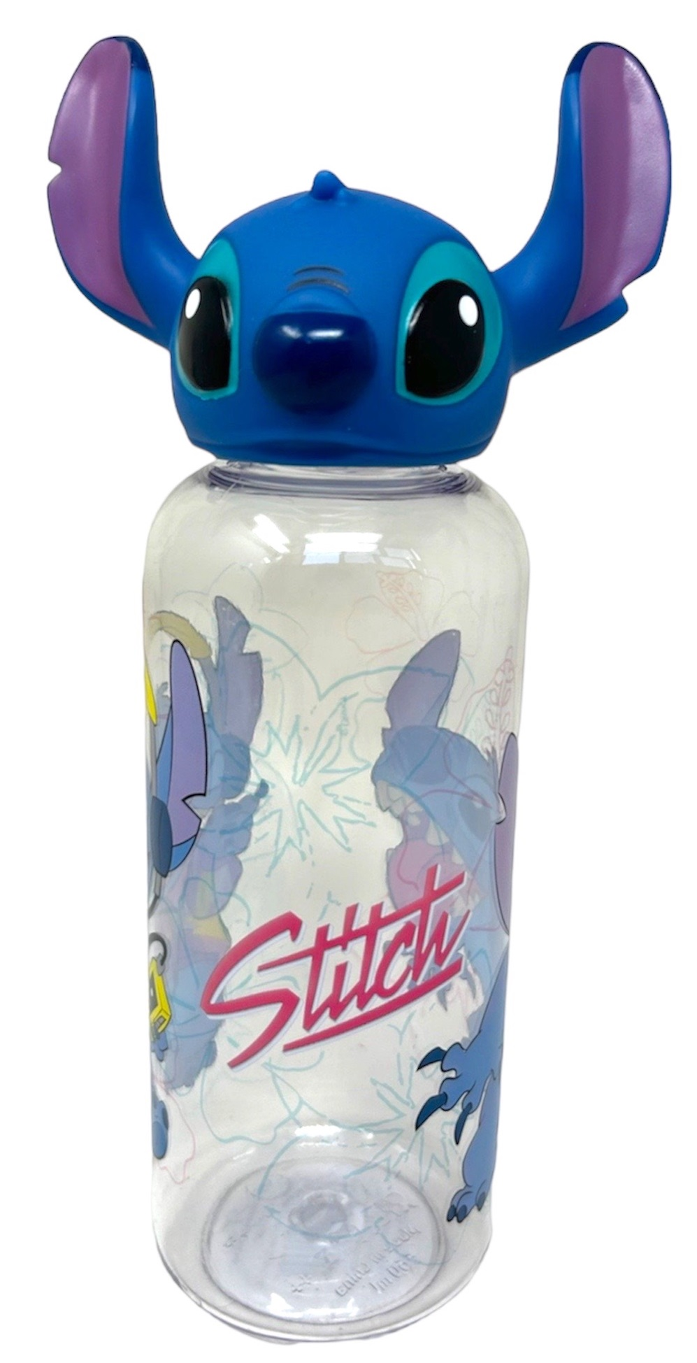 Borraccia con Tappo Svitabile 3d Stitch 560 Ml in Tritan - St74860