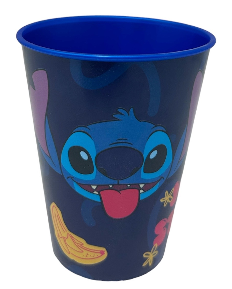 Set Pappa 5 Pezzi Stitch DISNEY Piatti Bicchiere Posate Confezione Regalo - St75050
