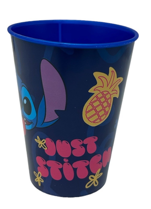 Set Pappa 5 Pezzi Stitch DISNEY Piatti Bicchiere Posate Confezione Regalo - St75050