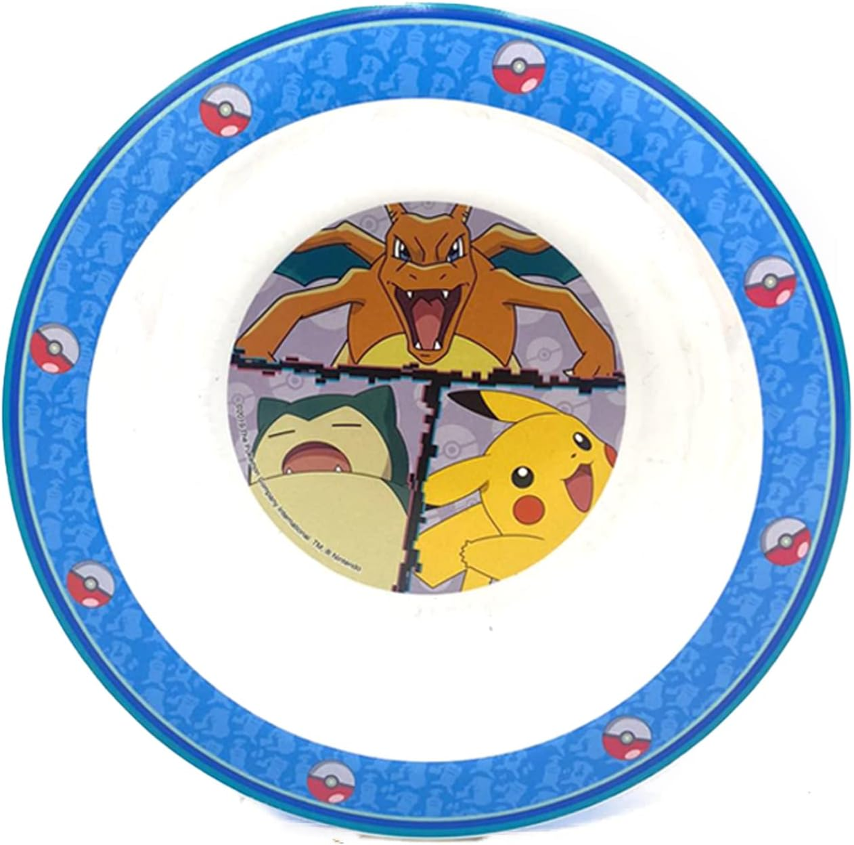 Set Pappa 5 Pezzi Pikachu Pokemom Piatti Bicchiere Posate Confezione Regalo - St08010