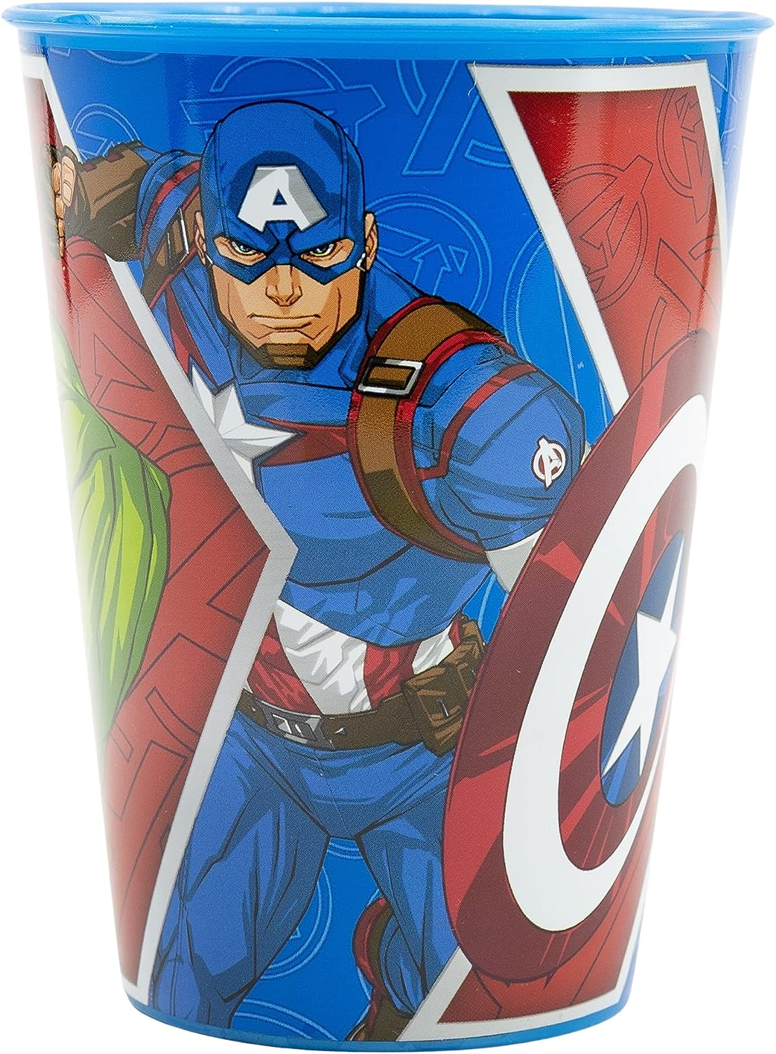 Bicchiere Avengers MARVEL Plastica Ml.260 Cm. 10x7,5 - St74107