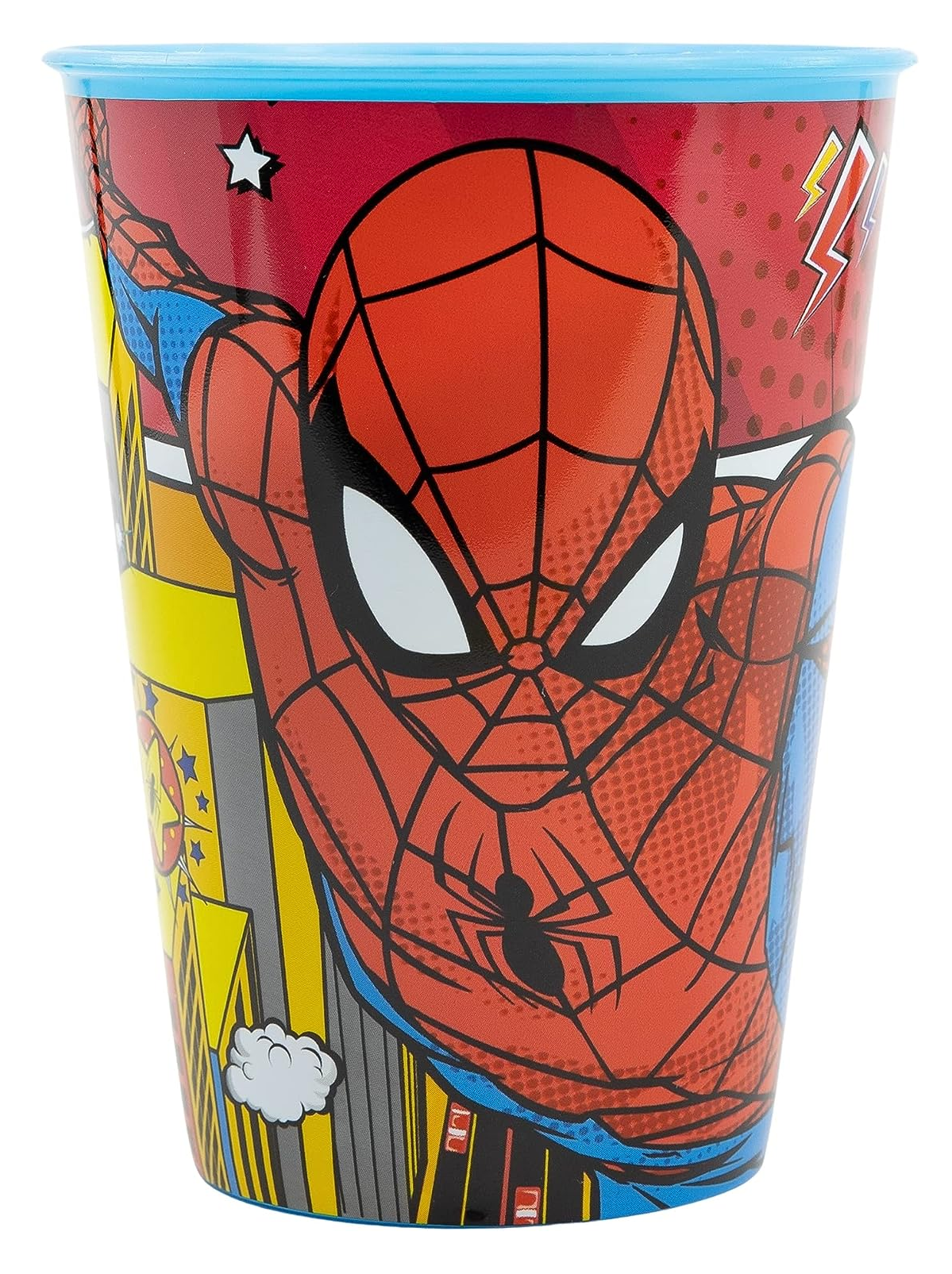 Bicchiere Spiderman MARVEL Plastica Ml.260 Cm. 10x7,5 - St74707