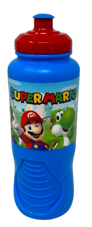 Borraccia Sport Super Mario Bottiglia in Plastica Riutilizzabile con Beccuccio 430 Ml - St21428
