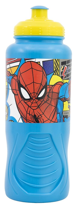 Set Borraccia e Portamerenda Spiderman MARVEL 2 Pezzi in Plastica Riutilizzabile Bpa Free