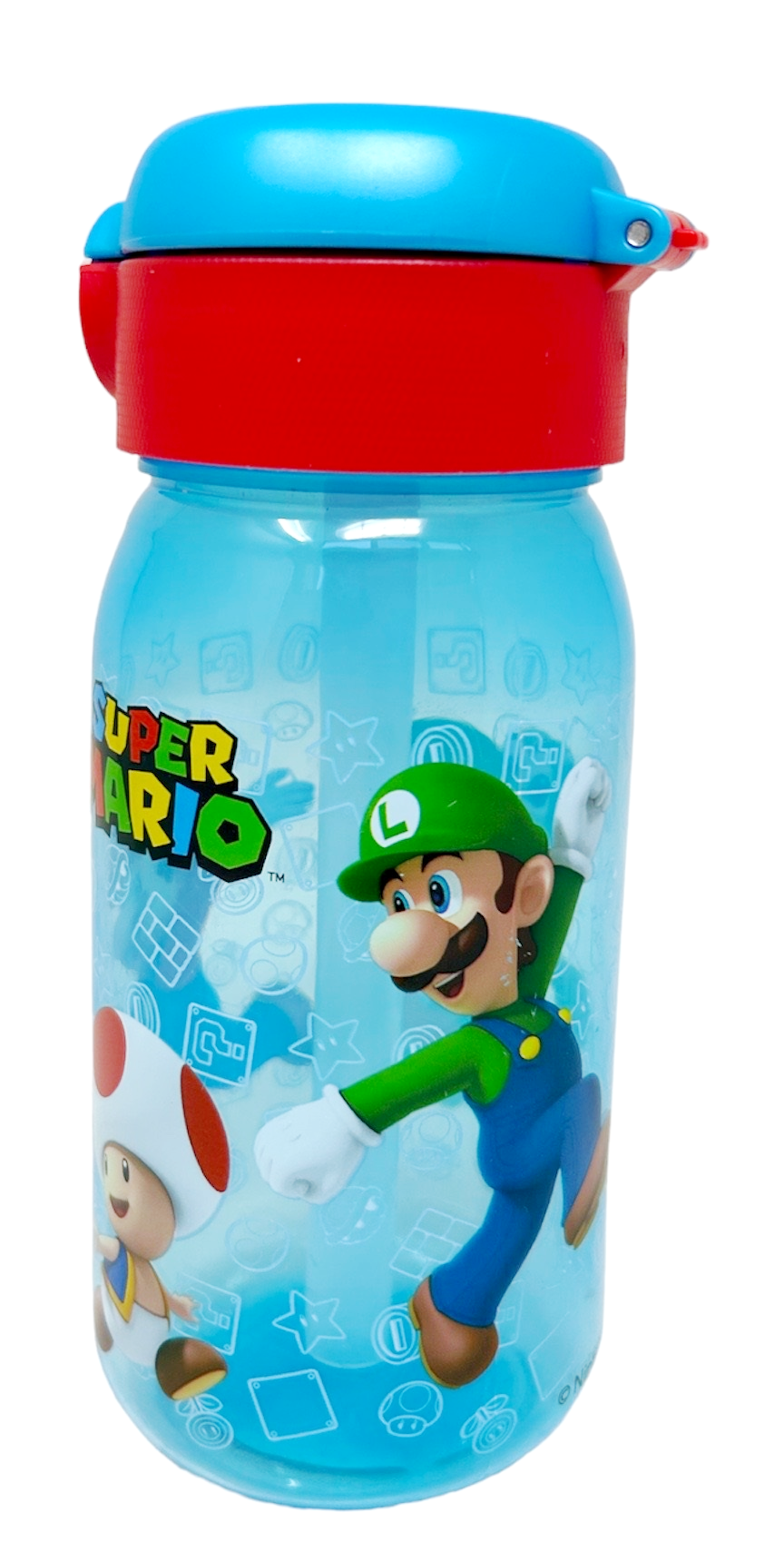 Borraccia Pop-Up Super Mario Bottiglia in Plastica Riutilizzabile 510 Ml - 78830