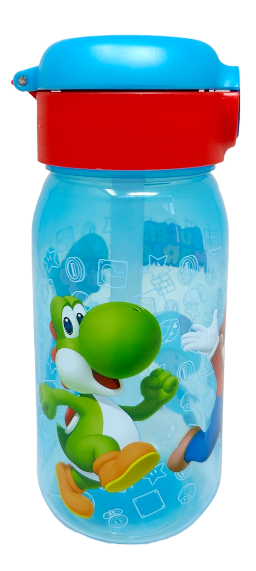 Borraccia Pop-Up Super Mario Bottiglia in Plastica Riutilizzabile 510 Ml - 78830