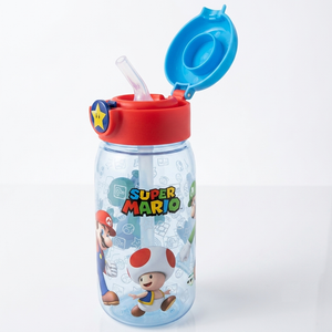 Borraccia Pop-Up Super Mario Bottiglia in Plastica Riutilizzabile 510 Ml - 78830