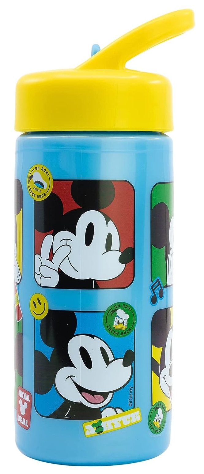 Borraccia Topolino DISNEY con Beccuccio Ripiegabile Ml. 410 - St74331