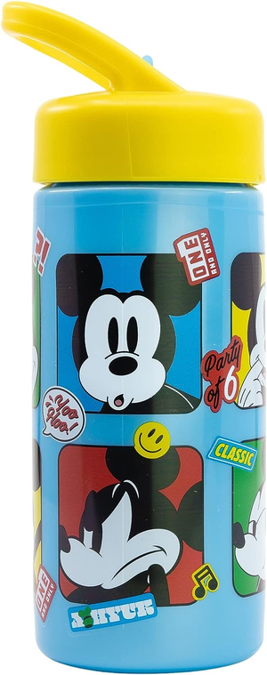 Borraccia Topolino DISNEY con Beccuccio Ripiegabile Ml. 410 - St74331