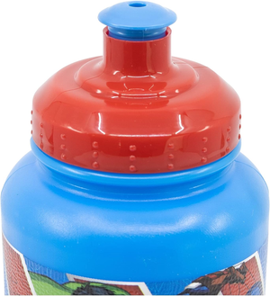 Set Borraccia e Portamerenda Avengers MARVEL 2 Pezzi in Plastica Riutilizzabile Bpa Free