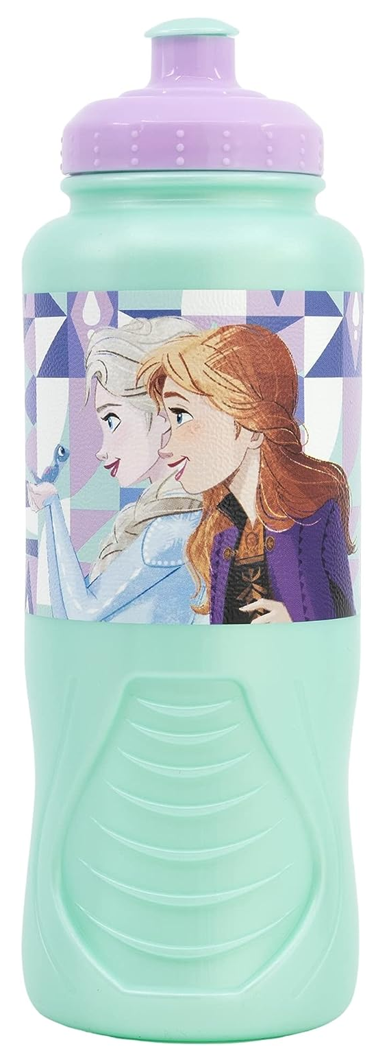 Set Borraccia e Portamerenda Frozen DISNEY 2 Pezzi in Plastica Riutilizzabile Bpa Free