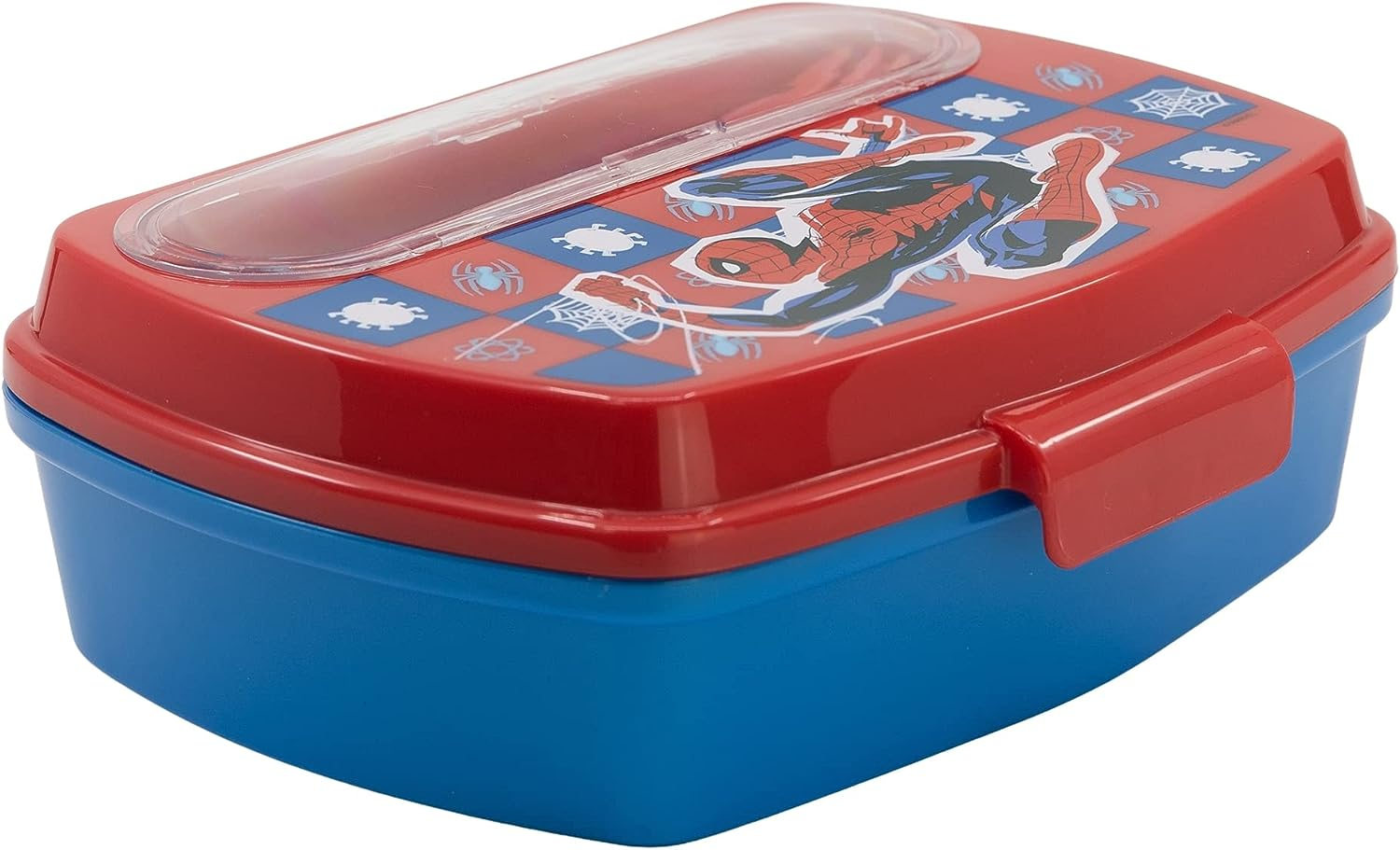 Set Borraccia in Alluminio e Portamerenda con Posate Spiderman MARVEL 2 Pezzi Bpa Free