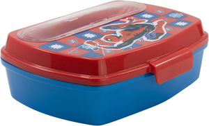 Set Borraccia in Alluminio e Portamerenda con Posate Spiderman MARVEL 2 Pezzi Bpa Free