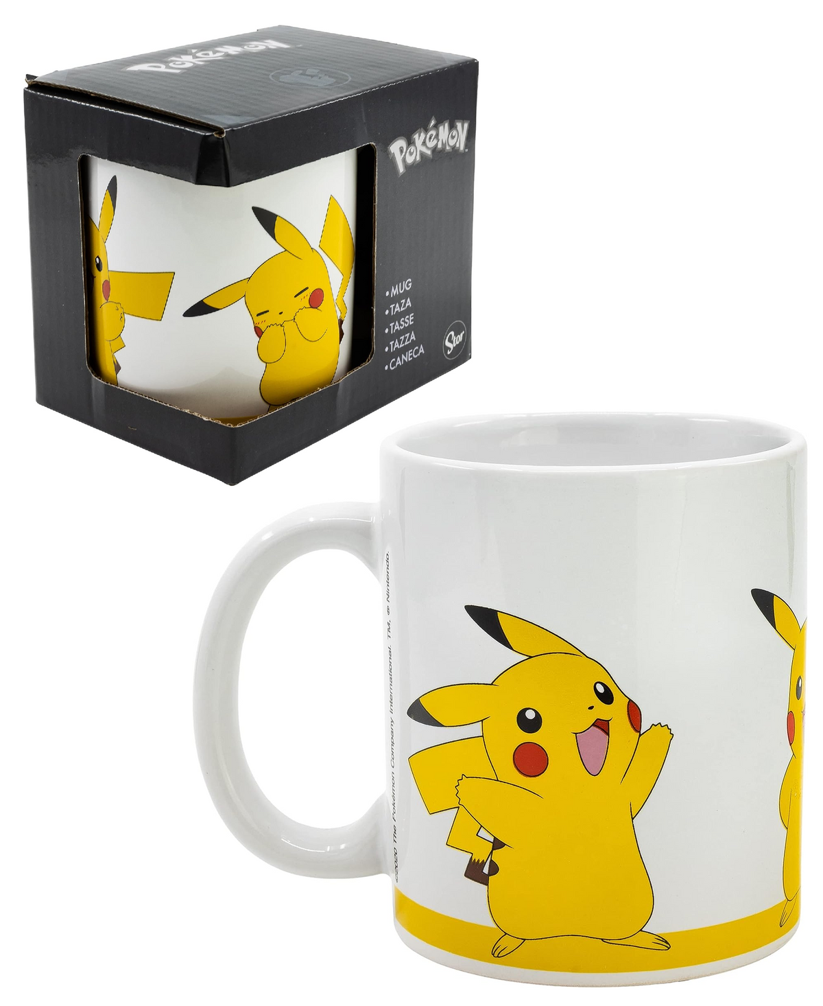 Tazza Mug Pikachu Pokémon in Ceramica 310 Ml in Confezione - Stt472