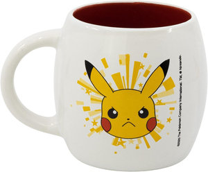 Tazza Mug Pikachu Pokeémon in Ceramica Bombata 350 Ml in Confezione - Stt478