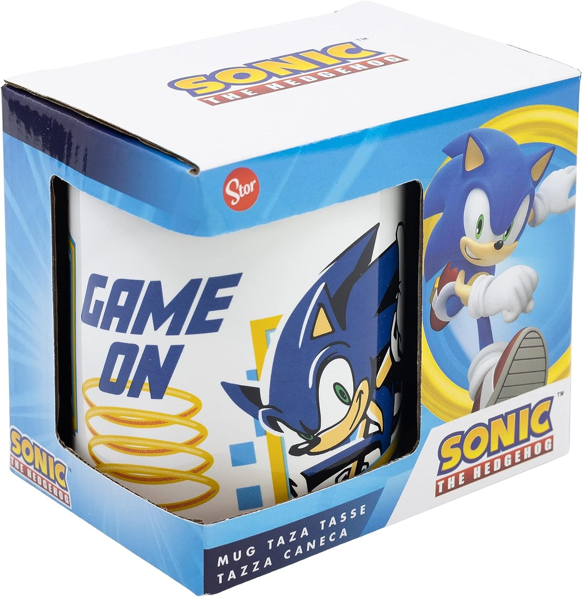 Tazza Mug Sonic in Ceramica 310 Ml in Confezione - Stt8465