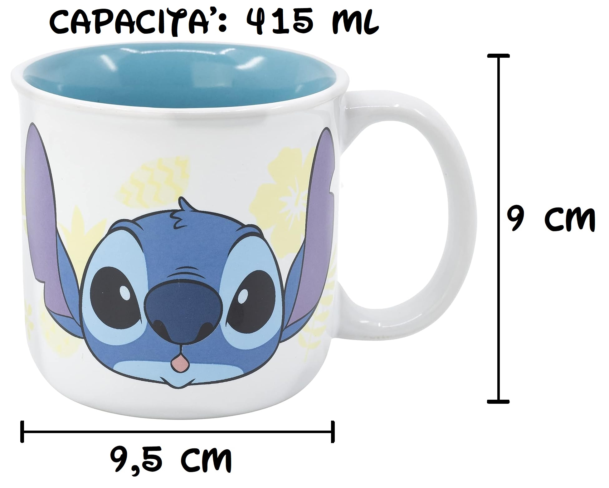 Tazza Mug Stitch DISNEY in Ceramica 470 Ml in Confezione - Stt1366