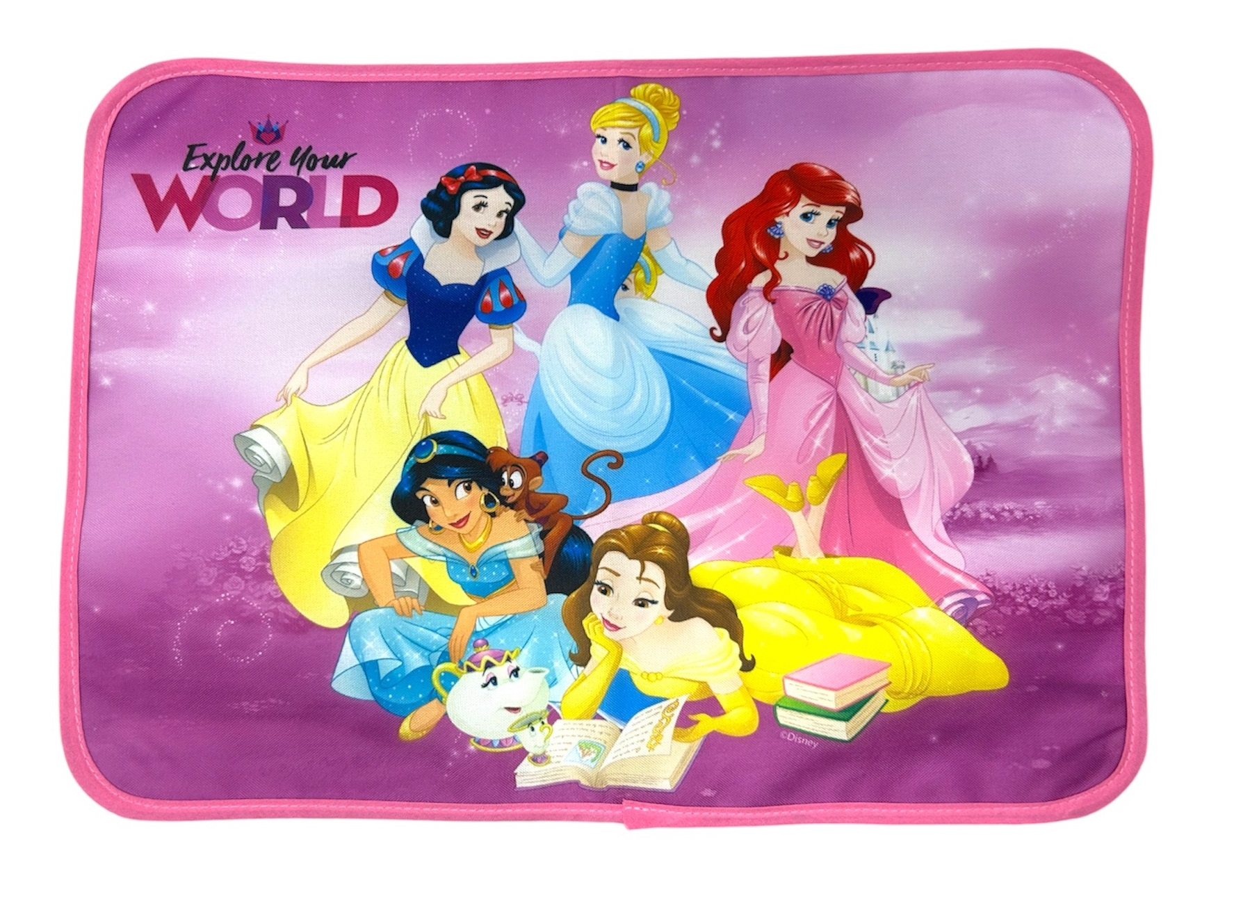 Tovaglietta Principesse DISNEY Colazione Scuola in Poliestere Impermeabile Cm. 40x30 - Tv05pr