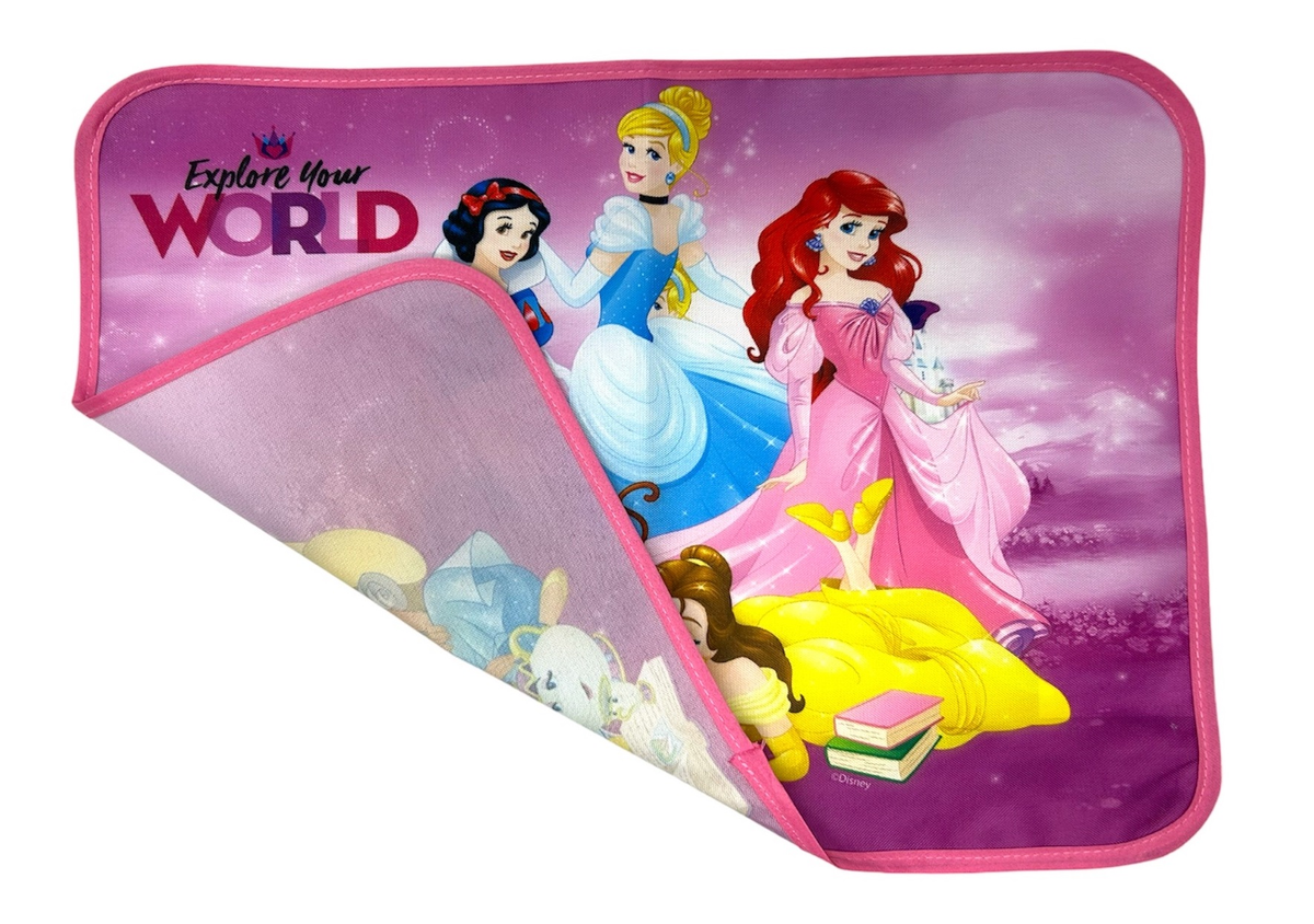 Tovaglietta Principesse DISNEY Colazione Scuola in Poliestere Impermeabile Cm. 40x30 - Tv05pr