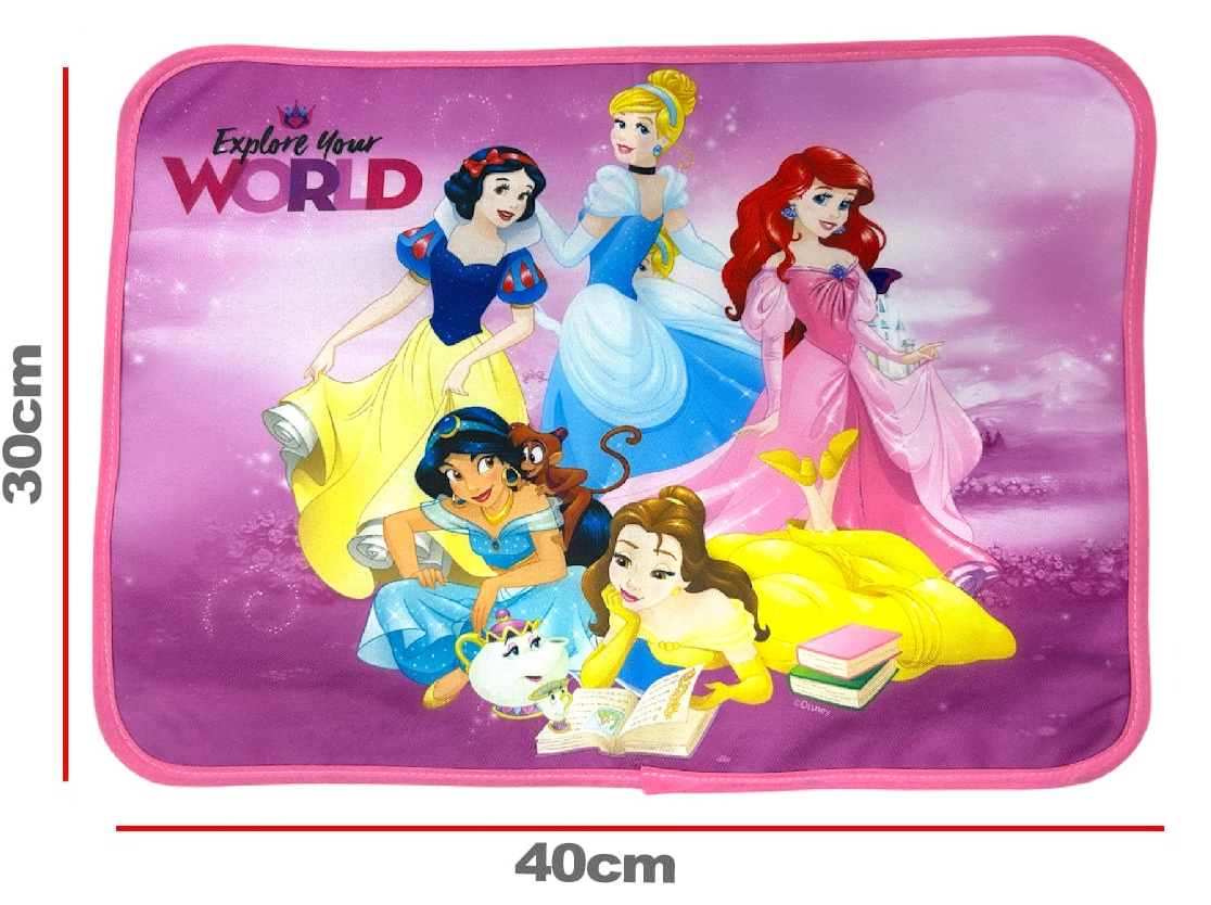 Tovaglietta Principesse DISNEY Colazione Scuola in Poliestere Impermeabile Cm. 40x30 - Tv05pr