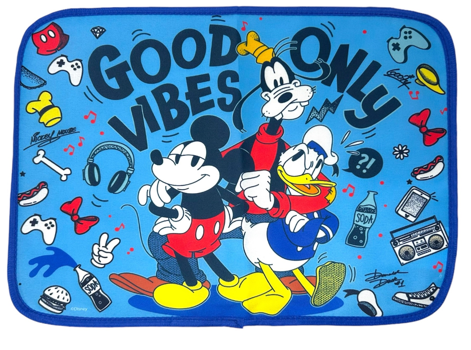 Tovaglietta Topolino DISNEY Colazione Scuola in Poliestere Impermeabile Cm. 40x30 - Tv12mk