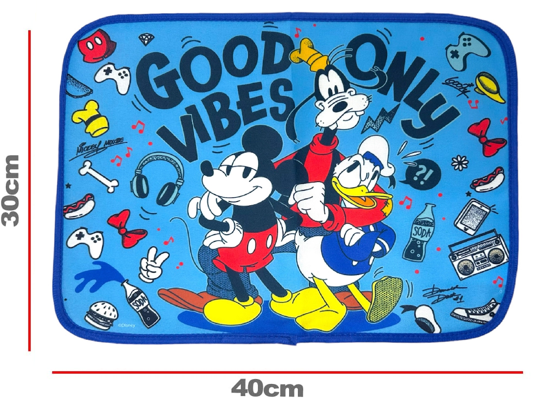 Tovaglietta Topolino DISNEY Colazione Scuola in Poliestere Impermeabile Cm. 40x30 - Tv12mk