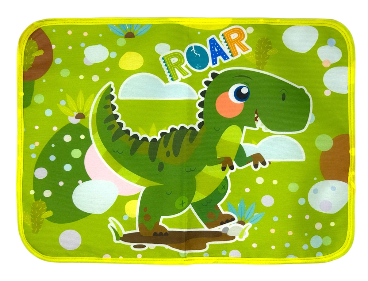 Tovaglietta Dinosauri Colazione Scuola in Poliestere Impermeabile Cm. 40x30 - Tv19dn