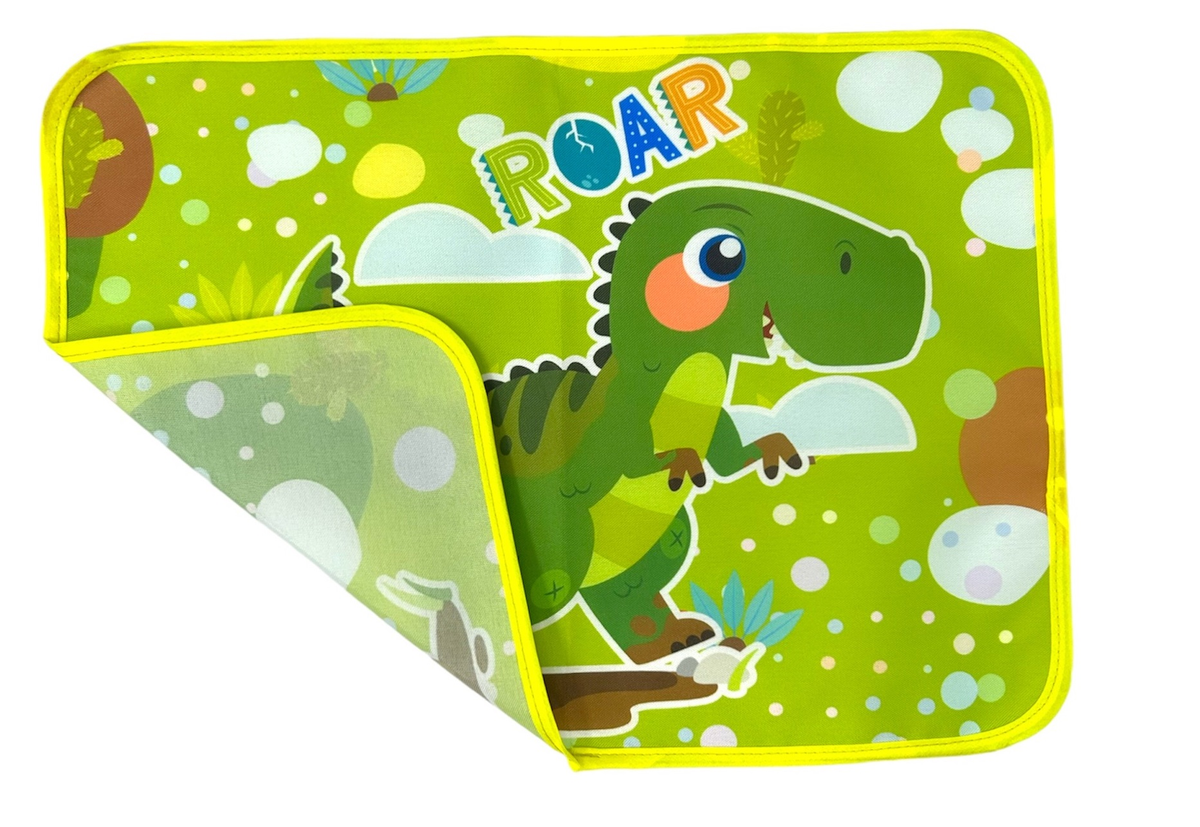 Tovaglietta Dinosauri Colazione Scuola in Poliestere Impermeabile Cm. 40x30 - Tv19dn