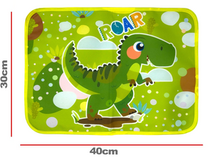Tovaglietta Dinosauri Colazione Scuola in Poliestere Impermeabile Cm. 40x30 - Tv19dn