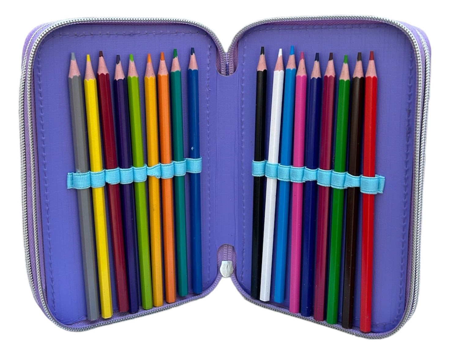 Astuccio Scuola 3d Frozen DISNEY Multiscomparto 3 Zip Portacolori Pennarelli Giotto - Fr0832