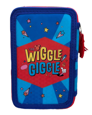 Astuccio Scuola 3d Topolino DISNEY Multiscomparto 3 Zip Portacolori Pennarelli Giotto - Mic0832