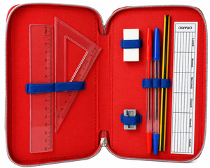 Astuccio Scuola 3d Topolino DISNEY Multiscomparto 3 Zip Portacolori Pennarelli Giotto - Mic0832