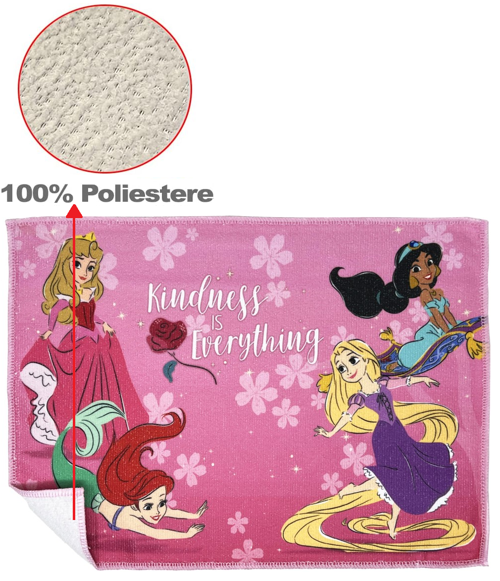 Tovaglietta Principesse DISNEY in Tessuto da Colazione Pranzo Cm.40x30 - Pr0834
