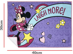 Tovaglietta Minnie DISNEY in Tessuto da Colazione Pranzo Cm.40x30 - Min0834