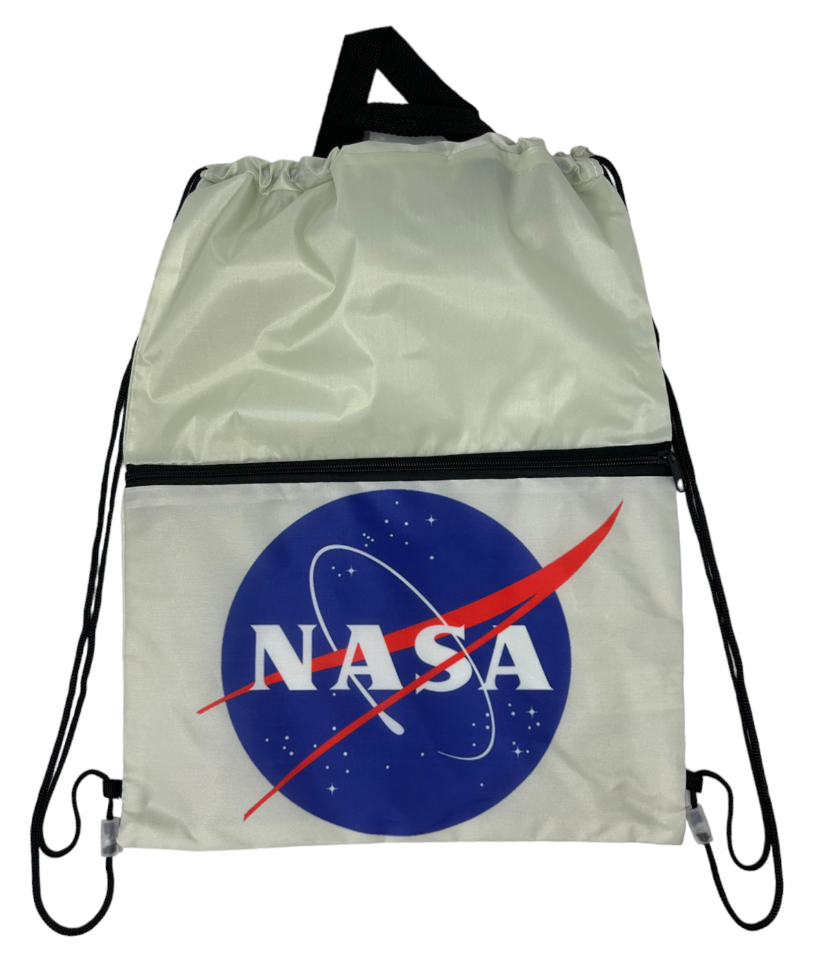 Sacca Nasa con Chiusura a Coulisse Tasca Frontale Borsa Tempo Libero Palestra Cm. 44x34 - Na0852grigio