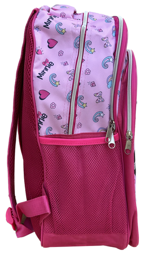 Zaino Scuola Minnie DISNEY Borsa con 3 Tasche Scuola Tempo Libero Bambina - Min23-2017