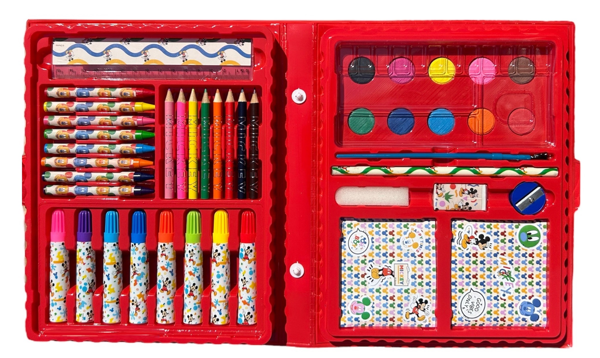 Colori Tololino Mickey Mouse DISNEY Valigetta 52 Pezzi Bambino - Mic0826