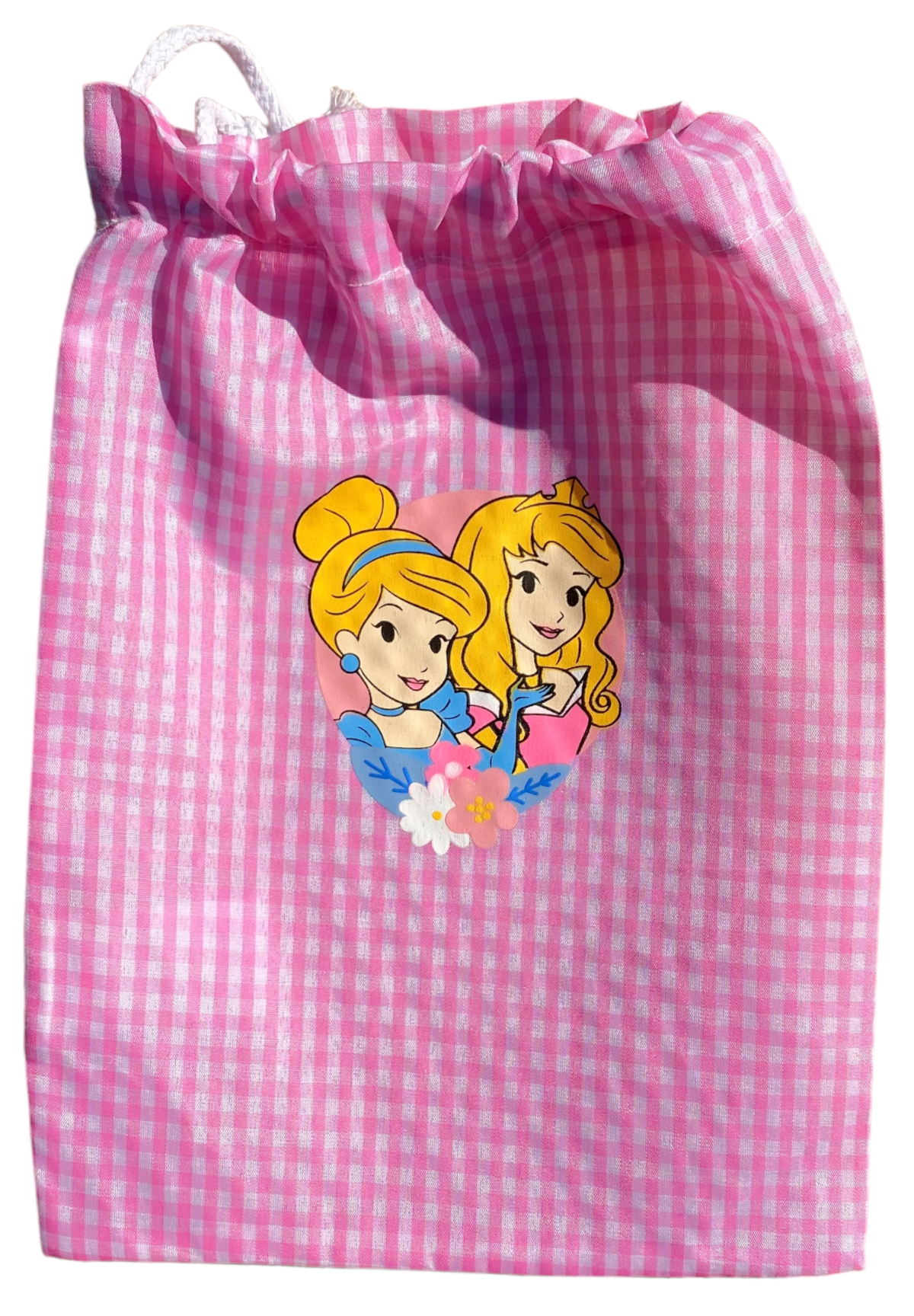 Set Asilo 3 Pezzi Principesse DISNEY Bavetta con Elastico Tovaglietta Sacca - Pri1002