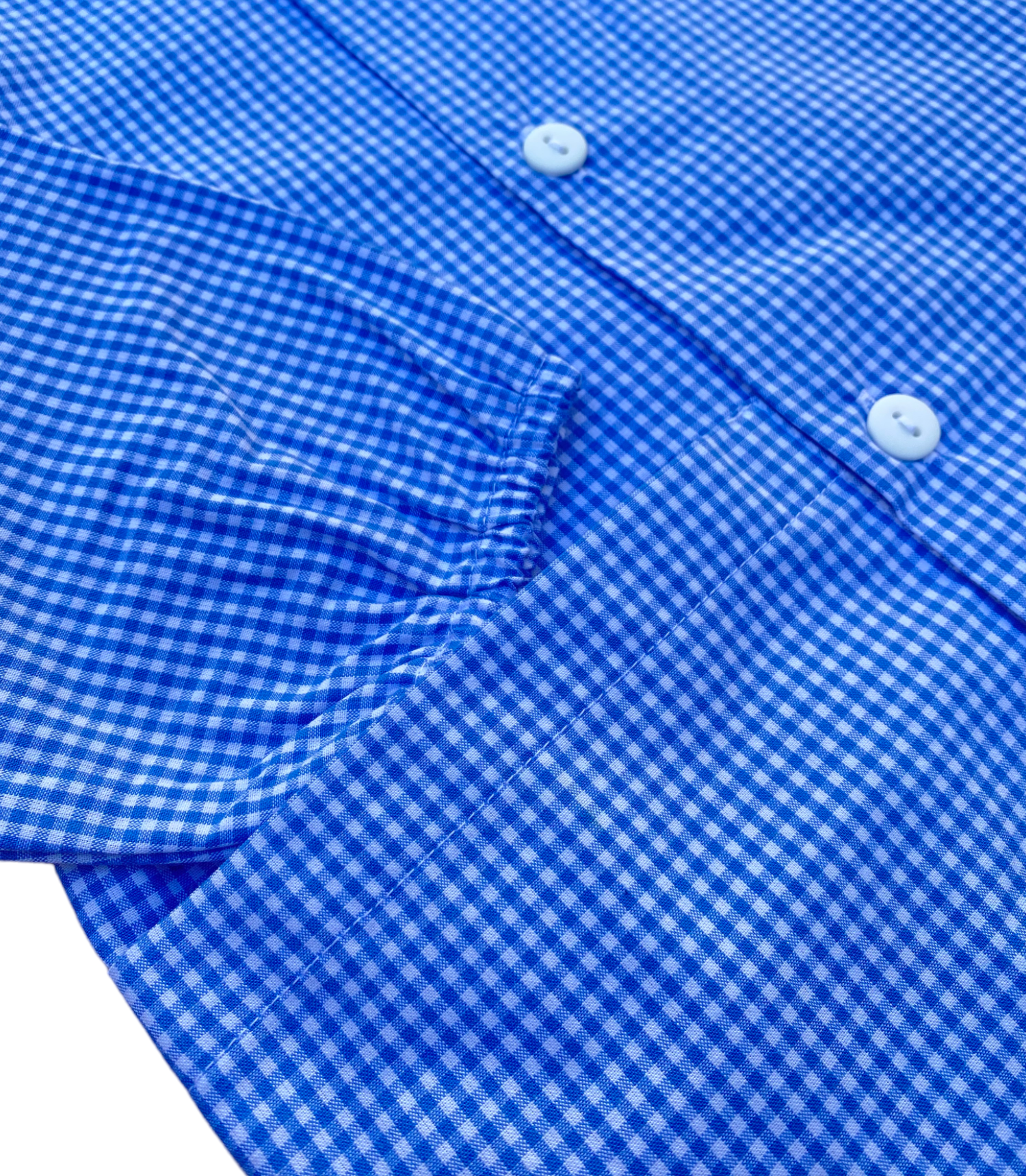 Grembiule Spiderman MARVEL Scuola Asilo Ricamato Quadretti Celeste Cotone - Spm0498