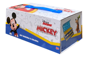 Colori Topolino Mickey DISNEY Pennarelli Acquerelli e Pastelli con Cassetti