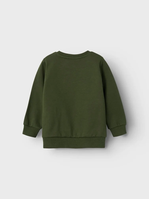 Felpa Maglione con Tasca Maglietta Bambino 100%co - 13220377verde