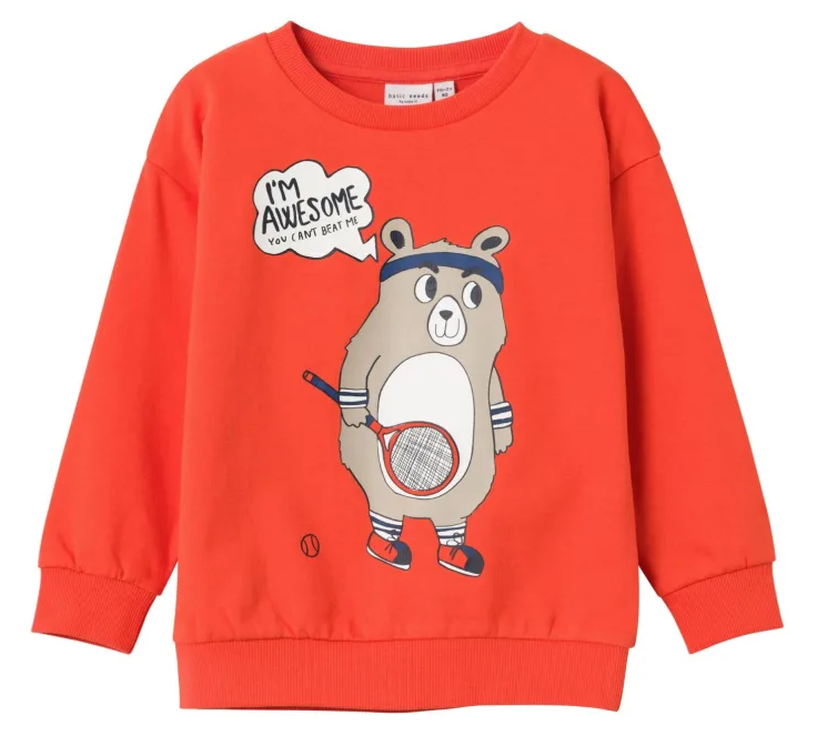 Felpa Maglione Maglietta Bambino 100%co - 13220377rosso