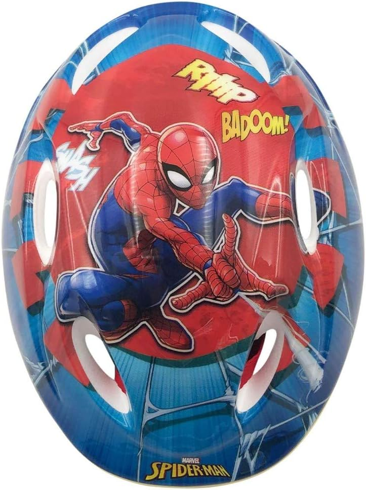 Casco Protettivo Spiderman MARVEL per Bici Regolabile 51-55 CM Bambino - 34361