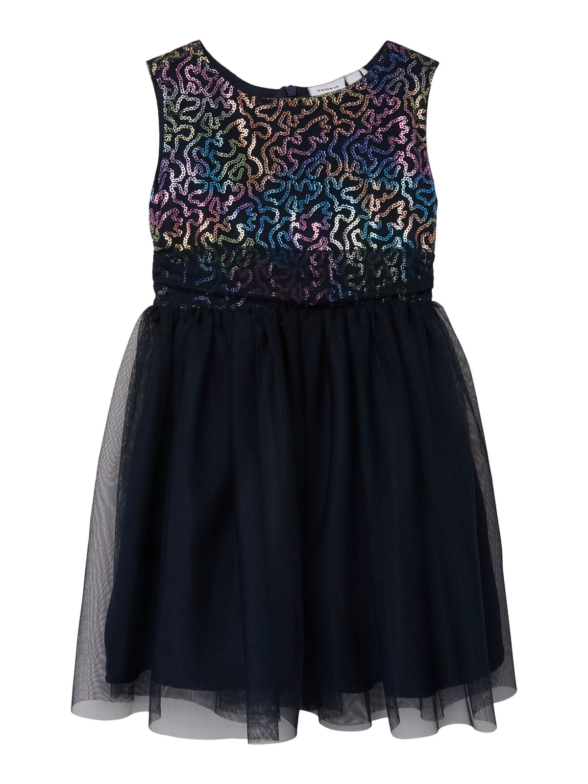 Scamiciata Bambina Vestito con Tulle - 13221064